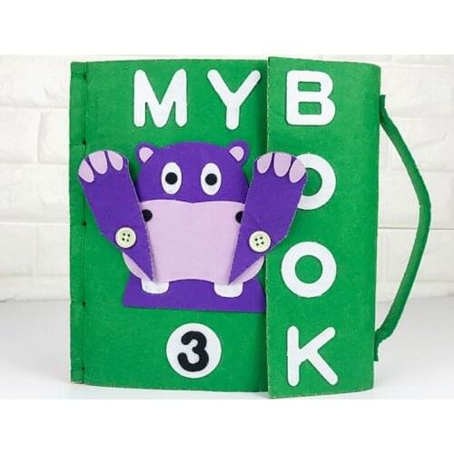 Handmade My First Book Quiet Soft Felt Cloth Quiet Book Baby Early Educational Felt Material DIY Package Special Toys For Kids