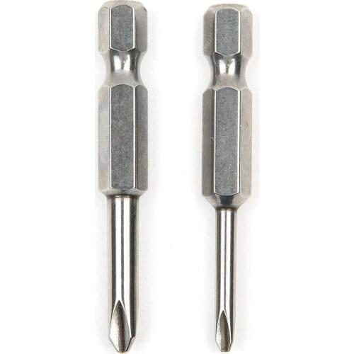 2Pcs 1/4'' Hex Shank Tri-wing Screwdriver Y Tip Head Magnetic Screwdriver Bits Set 50mm Screwdriver Set for Hand Tools