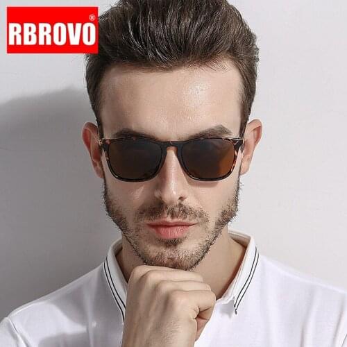 RBROVO 2021 Polarized Sunglasses Men High Quality Driving Goggles Male Outdoor Travel UV400 Lunette De Soleil Femme TR90