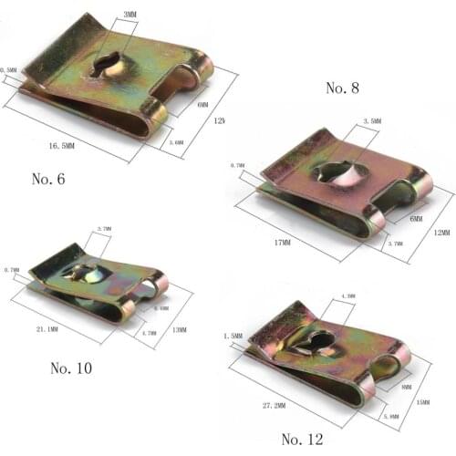 300Pcs Automotive Car Screw & U Nut Assortment Kit With Storage Case