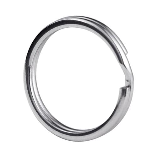 PARETO 304 STAINLESS STEEL 25mm key chain keychain key rings split rings DIY accessories key rings 50pcs