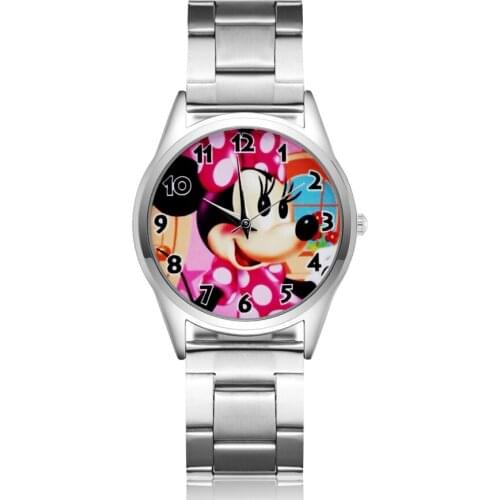 Cute Cartoon Pretty Style Childrens Womens Student Girls Boys Quartz Metal Steel Wrist Watches JC111