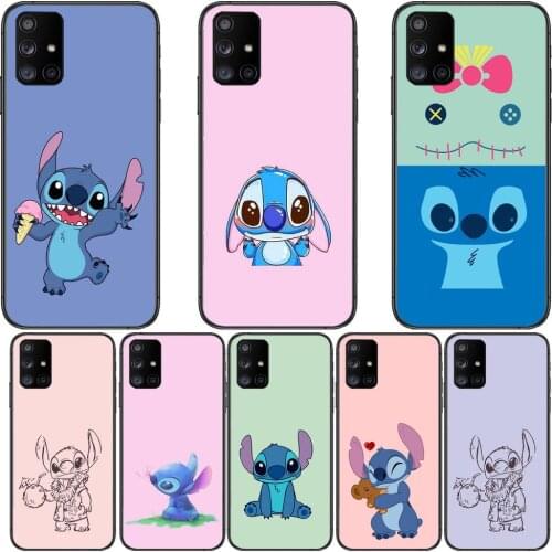 Multiple Stitch Design Phone Case Hull For Samsung Galaxy A50 A51 A20 A71 A70 A40 A30 A31 A80 E 5G S Black Shell Art Cell Cove