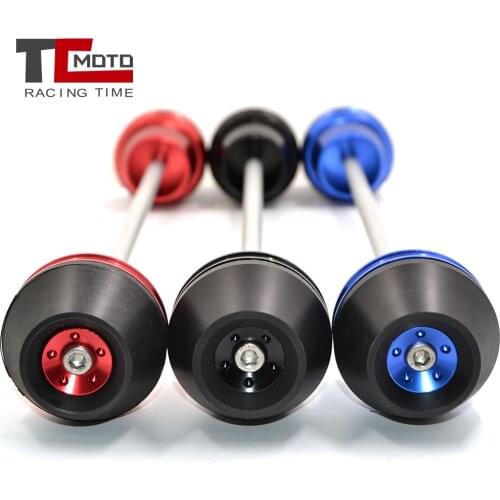 For Yamaha YZF R3 R25 MT-03 MT-25 2014 2015 2016-2019 Motorcycle Rear Axle Fork Wheel Protector Crash Sliders Cap Pad