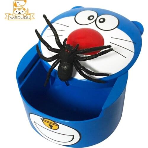 Doraemon Iron Captain Spider Jokes Halloween Toys Gags Practical Prank Novelty Cartoon Fun Stress Relief Figures Scary Gifts Hot