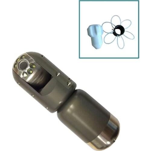 360 degree roating pan tilt camera head for sewer pipeline inspection 50mm camera head