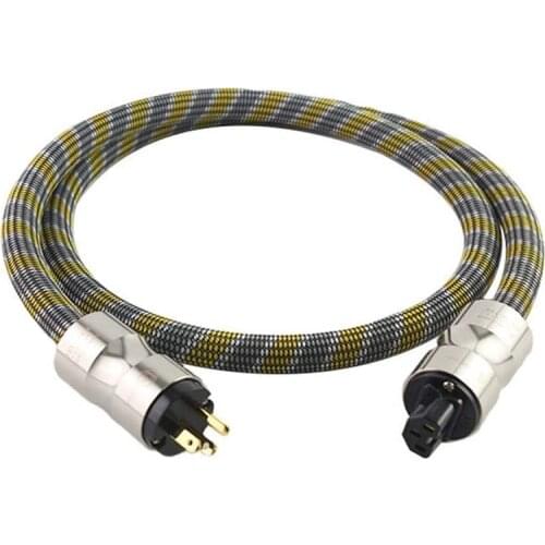 1 Piece MCINTOSH 2328 power line Hifi Power Cable Power Cord With EU/US Plug AC Cable line Hi-end Schuko Connector Cable