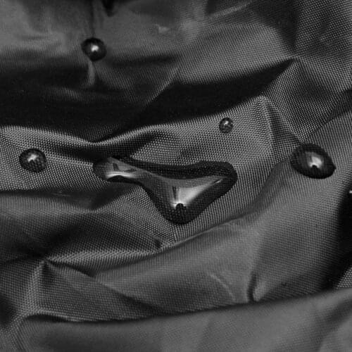 Round Patio Easy Clean Outdoor Waterproof Protective Garden Black Fire Pit Cover Home BBQ Cooking Fireplace Grill Cover