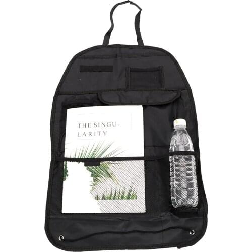 LEEPEE Multi-Pocket Hanging Container Car Seat Storage Bag Drink Tissue Phone Holder Backseat Pouch Car Seat Back Organizer