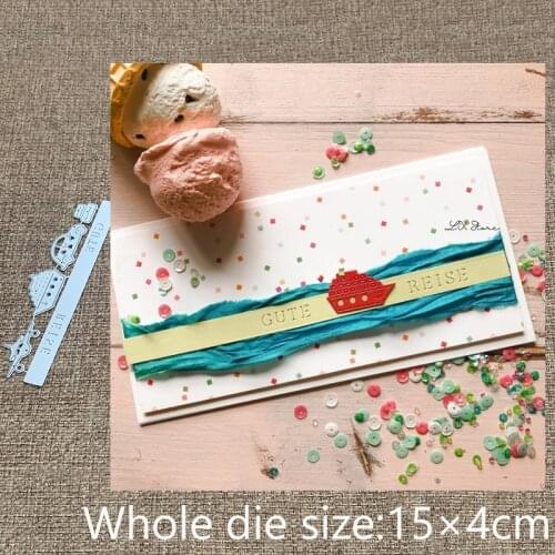 XLDesign Craft Metal stencil mold Cutting Dies Transportation decoration scrapbook die cuts Album Paper Card Craft Embossing