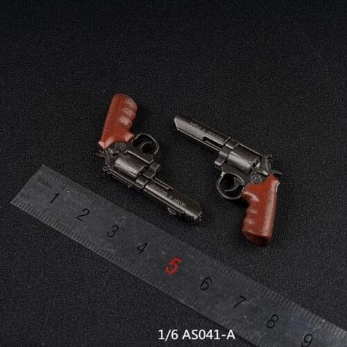 1/6 AS041 6 Styles M&P Revolver Weapon Model for 12 Inch Soldier Action Figure Accessory