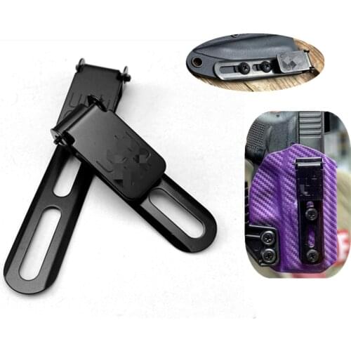 2020 new sale Universal Scabbard Waist Stainless Steel Fixture Grip Pocket Clip for Kydex