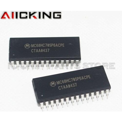 Free shipping NEW MC705P6ACPE MC68HC705P6ACPE DIP28