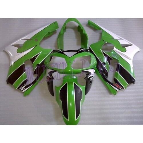Fairings Zx-12r 03 04 Fairing Zx12r 2006 Green White Black Fairing Zx12r 2002 - 2006