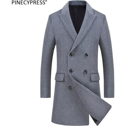 Pinecypress Mens Long Coats