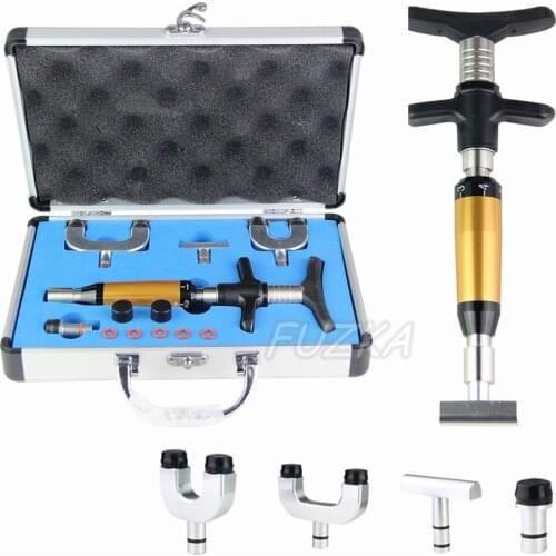 Chiropractic Tools Handheld Adjustment Spine Gun Adjusting Hand Held Instrument With 4 Kinds Conversion Heads