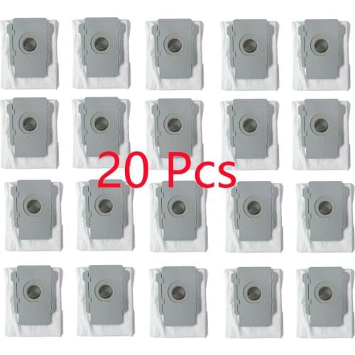 20 Pcs Disposal Replacement Bags for iRobot Roomba i7 i7+ s9 E5 i7 plus E6 s9+ Clean Base vacuum cleaner parts dust bags