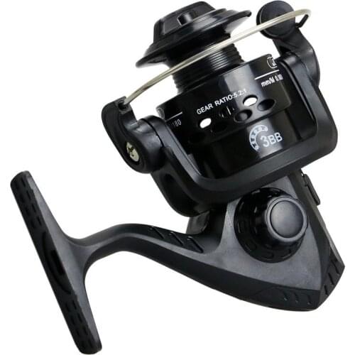 Fishing Reel High Quality 3BB beginners Plastic Spool Ultra-thin body 5.1:1 Gear Speed Fishing Spinning Wheel 5 Color