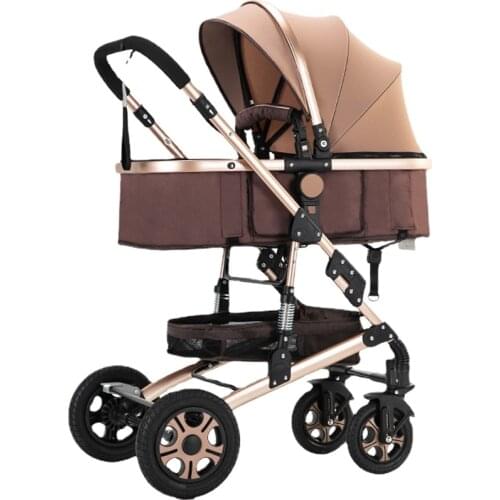 Baby Stroller Can Be Seated Reclining Foldable Lightweight Stroller