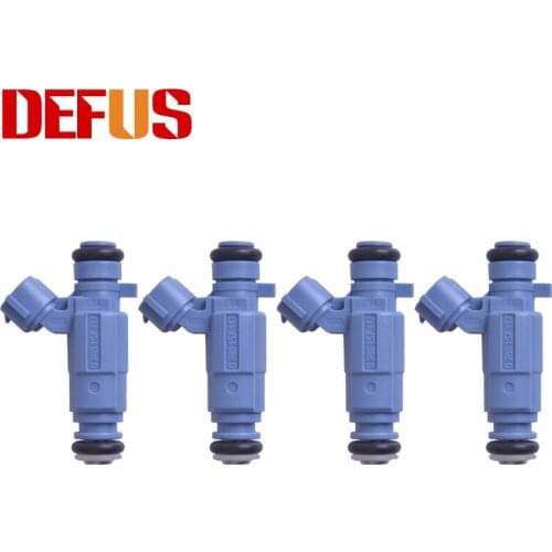DEFUS 4X 0280157117 Fuel Injector Nozzle For NISSAN Sentra 2.0L 16v Flex 09-13 0 280 157 117 16600ZJ80A 0280157113 0 280 157 113