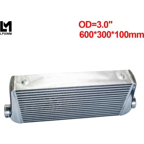 600*300*100mm Universal Turbo Intercooler bar&plate OD=3.0\" Front Mount intercooler IN817-30
