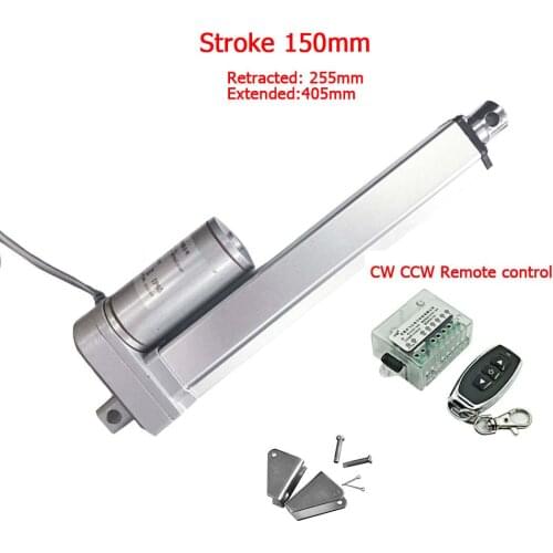 150mm Linear Actuator 12V 24V 2000N IP65 With Bracket Linear Drive Micro Linear Actuator