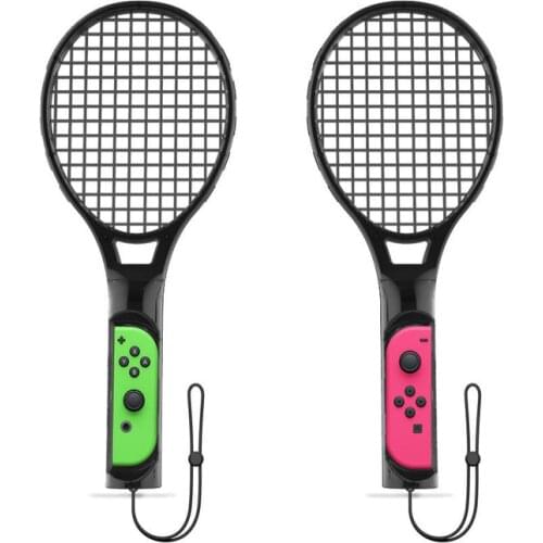 2pcs/set Mini Game Peripherals Mario Tennis Racket for Nintendo Switch Controller Gamepad Joystick Joycon Accessories