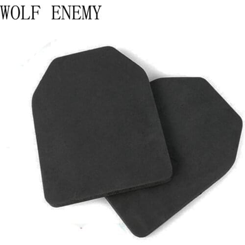 Airsoft Outdoor Paintball Military Tactical Vest Back Baffle Protective Pad Shock Resistant EVA Dummy Ballistic Plate