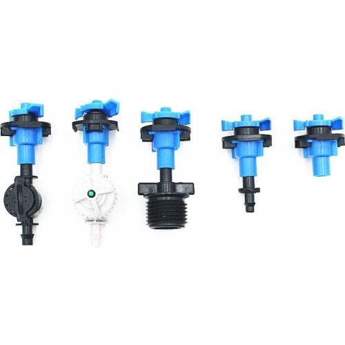 360Degree Rotary Sprinkler Hanging Fog Nozzles With Drip Fittings Greenhouse Garden Micro Drip Irrigation Fitting