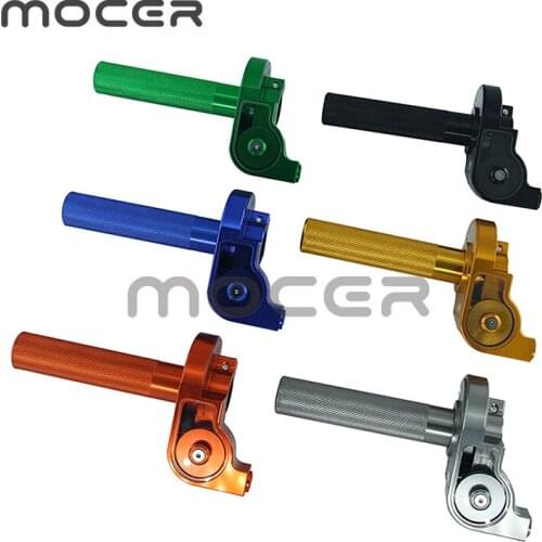 6 Color 22mm CNC Alloy High-Speed Transform Twist Throttle Grip Cable Fit For Gear Shift Shaft Pit Dirt Bike Motocross CNC-206