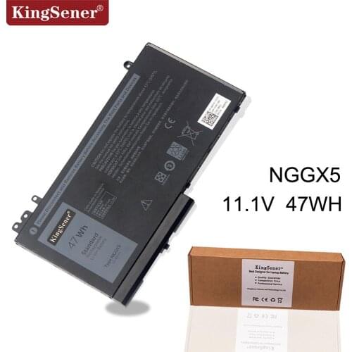 KingSener New NGGX5 Laptop Battery For DELL Latitude E5270 E5470 M3510 E5570 E5550 E5570 JY8D6 954DF 0JY8D6 11.4V 47WH