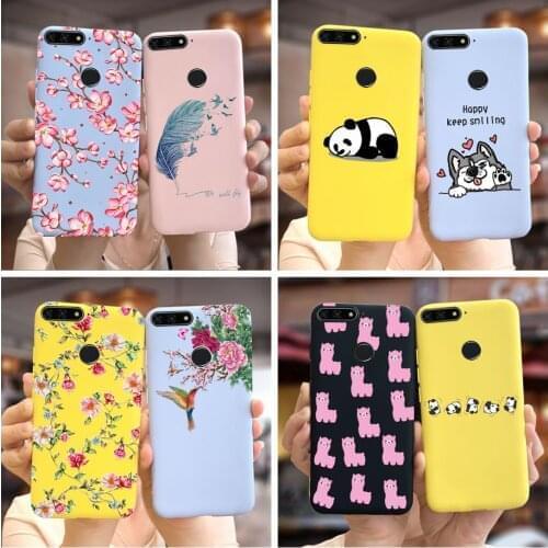 For Huawei Y6 Prime 2018 Case Y6 2018 Soft Silicone Cute Fashion Slim Fundas Phone Cases For Huawei Y6 2018 Y 6 Prime 2018 Cover