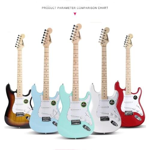 Electric Guitar 6 String Guitar Stage Performance Guitar Beginner Playing Instrument Accessories AGT205