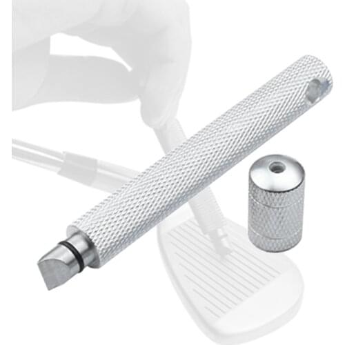 Golf Groove Sharpener Cleaner Fixed Tool, Club Iron Wedge Grooving Sharpening & Cleaning Kit, V & U Square