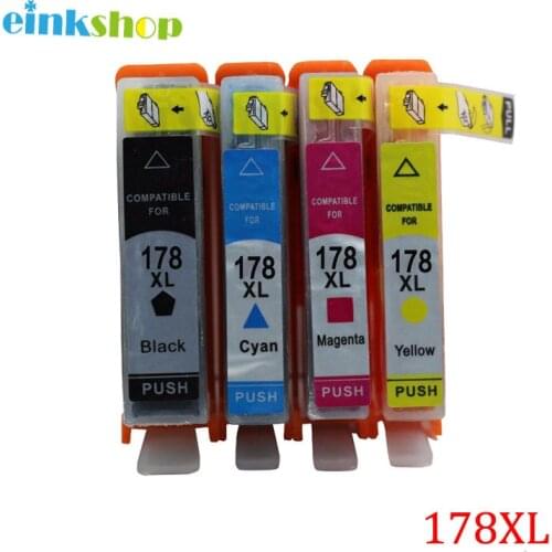 Einkshop cartridge for hp 178 178xl Compatible Ink Cartridges Suitable For hp DeskJet 3070A 4610 4620 Photosmart 5510 5520 6520