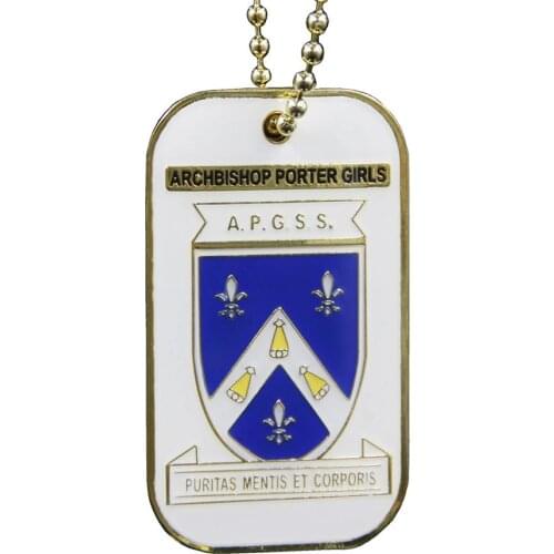 Factory Direct Noble Style Metal Customized Dog Tag