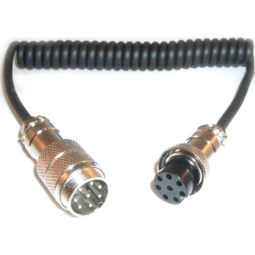 New 8 pin Male to Female Mic Microphone Extension Cable FOR YAESU FT-1000 FT-2000 FT-847 B035 ICOM KENWOOD WORKMAN CB HAM Radio