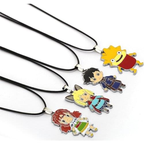 New Game Ni no KuniR Necklace Ghost Country Metal Fashion Necklaces & Pendants Rape Chain Kolye Colar Men Gift Jewelry