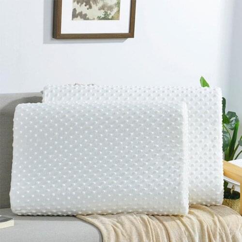 Memory Cotton 30*50cm Sleeping Pillows Memory Foam Pillow Protable Orthopedic Anti Snore Rest Travel Neck Massager Bed Supplies