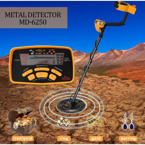 MD-6250 Underground Metal Detector MD6250 Professional Gold Detector Electronic Locator Gold All Metal Gold Digger Accurate