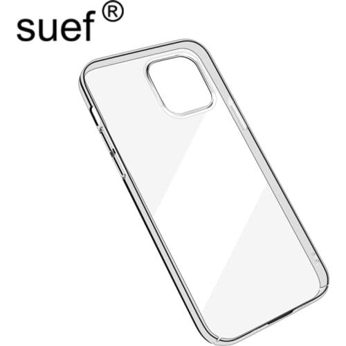 Crystal Clear Hard Phone Case For iPhone 11 Pro Max 12 mini Pro Max 7 8 Plus Xs Max Xr Transparent Cover For iPhone No Yellowing