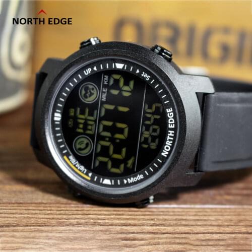 NORTH EDGE Smart Watch Men Heart Rate Monitor Waterproof 50M Swimming Running Sports Pedometer Stopwatch Smartwatch Android IOS