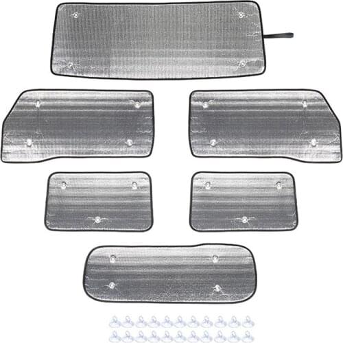 Windshield Sunshade Kit for Suzuki Jimny JB64 JB74 2018-2020 Anti-UV Car Sunshades Curtain Sun Block Sun Visor Cover