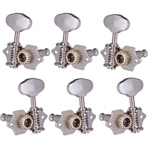 Tooyful 3R3L Acoustic Electric Guitar String Tuning Peg Button Machine Heads for Replacement