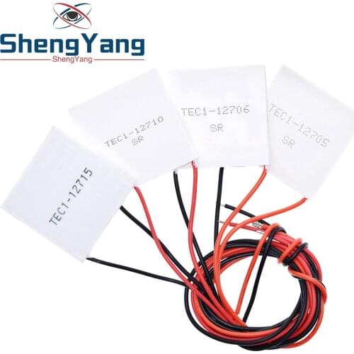 TEC1-12705 Thermoelectric Cooler Peltier TEC1-12706 TEC1-12710 TEC1-12715 40*40MM 12V Peltier Elemente Module