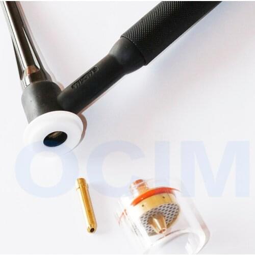TIG Torch Glass Nozzle TIG WELDING TORCH Pyrex Cup Kit With WP 18 Torch Body