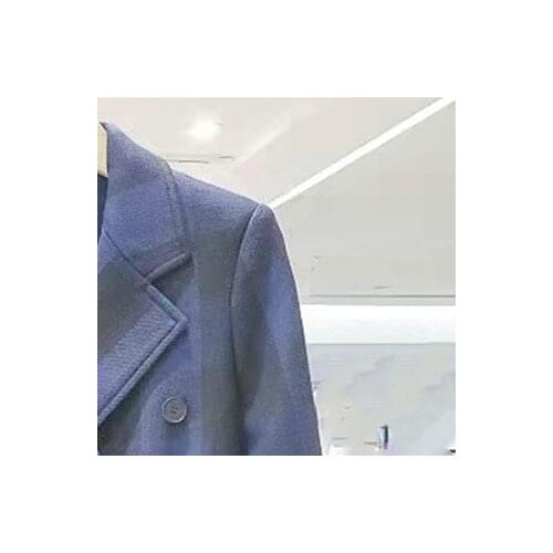 2021 Autumn and Winter New Mid-length Plaid Jacket Women Blazer