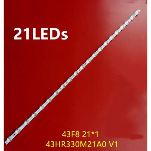 1pcs=21lamps 810mm led backlight strip for TCL 43F9F 43F8 21*1 43HR330M21A0 V1
