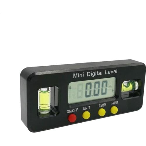 100mm 360 degree mini digital protractor Angle Finder inclinometer electronic level with magnetic bottom angle measuring tool