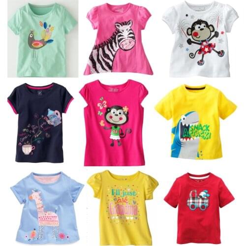 2018 Hot Sale Promotion Regular Character Unisex High-grade And In The Summer Child Sleeve Children T-shirt Baby Cotton Casual